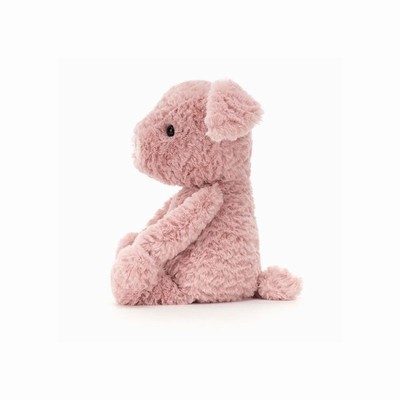 Jellycat Tumbletuft Pig Farmyard USA | 63709UBZR